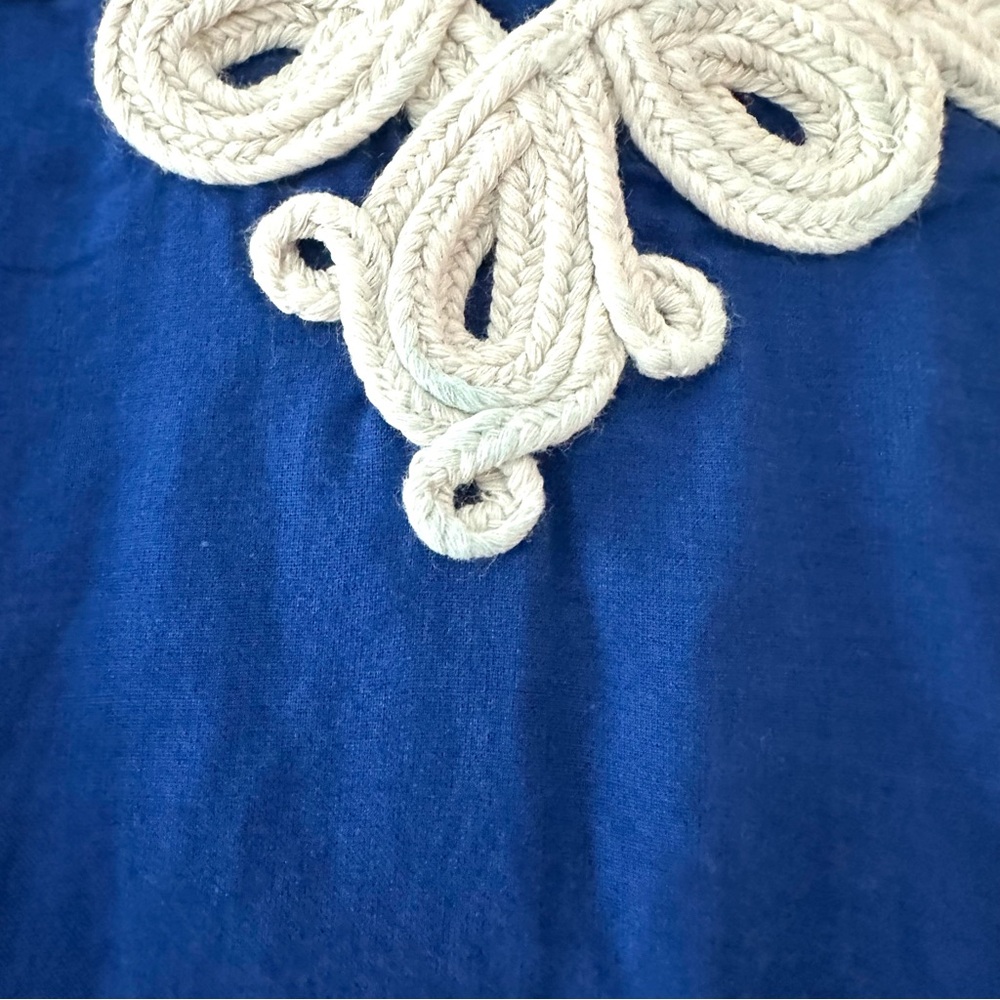 Gallabia Embroidered Trim Kaftan Dress - Picture 7 of 12